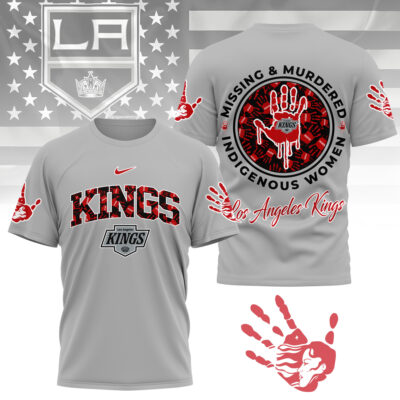 Los Angeles Kings | Premium NHL MMIW Awareness 3D Shirt