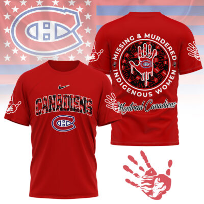 Montreal Canadiens | Premium NHL MMIW Awareness 3D Shirt