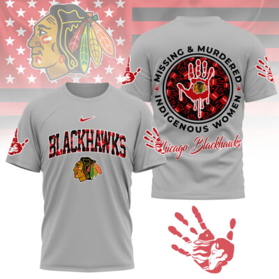 Chicago Blackhawks | Premium NHL MMIW Awareness 3D Shirt