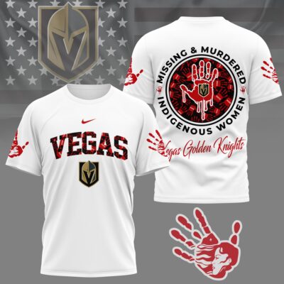 Vegas Golden Knights | Premium NHL MMIW Awareness 3D Shirt