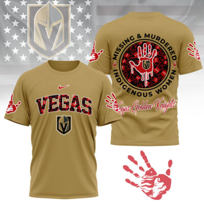 Vegas Golden Knights | Premium NHL MMIW Awareness 3D Shirt