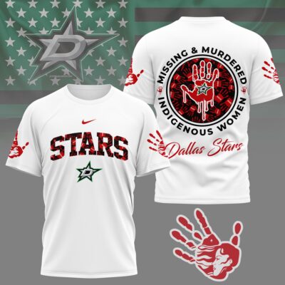 Dallas Stars | Premium NHL MMIW Awareness 3D Shirt