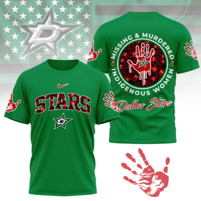 Dallas Stars | Premium NHL MMIW Awareness 3D Shirt