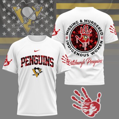 Pittsburgh Penguins | Premium NHL MMIW Awareness 3D Shirt