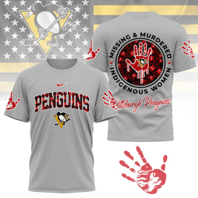 Pittsburgh Penguins | Premium NHL MMIW Awareness 3D Shirt