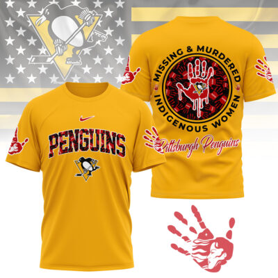 Pittsburgh Penguins | Premium NHL MMIW Awareness 3D Shirt
