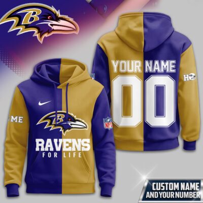Baltimore Ravens | Premium NFL For Life Hoodie