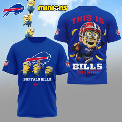 Buffalo Bills | Premium NFL x Minions Fan 3D Shirt