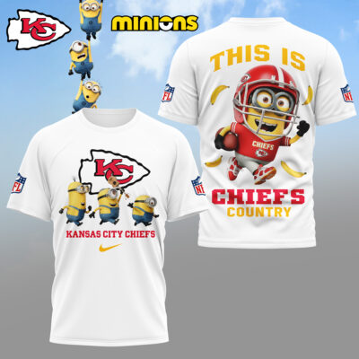 Kansas City Chiefs | Premium NFL x Minions Fan 3D Shirt