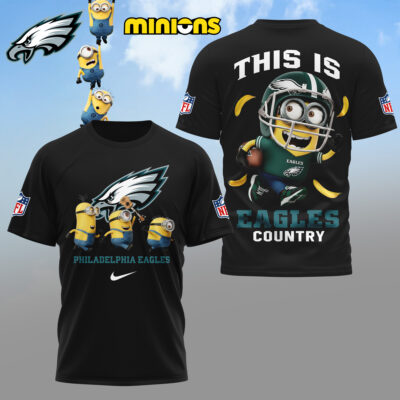 Philadelphia Eagles | Premium NFL x Minions Fan 3D Shirt