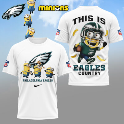 Philadelphia Eagles | Premium NFL x Minions Fan 3D Shirt