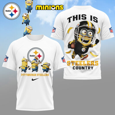 Pittsburgh Steelers | Premium NFL x Minions Fan 3D Shirt