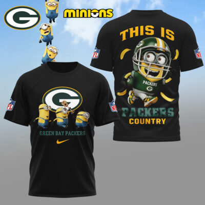 Green Bay Packers | Premium NFL x Minions Fan 3D Shirt