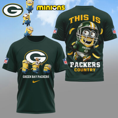 Green Bay Packers | Premium NFL x Minions Fan 3D Shirt