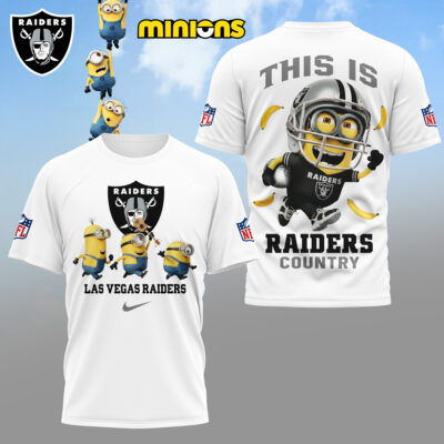 Las Vegas Raiders | Premium NFL x Minions Fan 3D Shirt