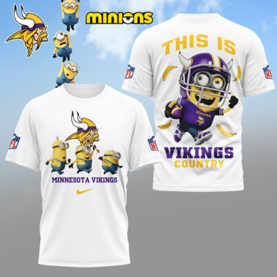 Minnesota Vikings | Premium NFL x Minions Fan 3D Shirt
