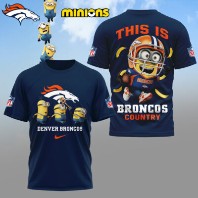 Denver Broncos | Premium NFL x Minions Fan 3D Shirt