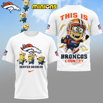 Denver Broncos | Premium NFL x Minions Fan 3D Shirt
