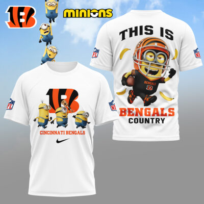 Cincinnati Bengals | Premium NFL x Minions Fan 3D Shirt