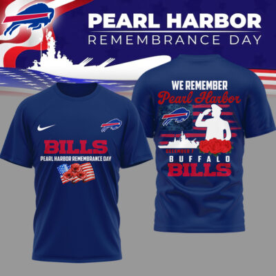 Buffalo Bills | Premium NFL Pearl Habor Remembrance Day 3D Shirt