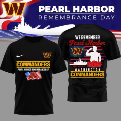 Washington Commanders | Premium NFL Pearl Habor Remembrance Day 3D Shirt