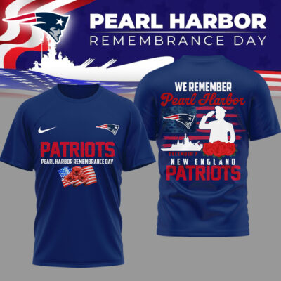 New England Patriots | Premium NFL Pearl Habor Remembrance Day 3D Shirt