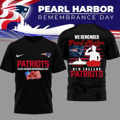 New England Patriots | Premium NFL Pearl Habor Remembrance Day 3D Shirt