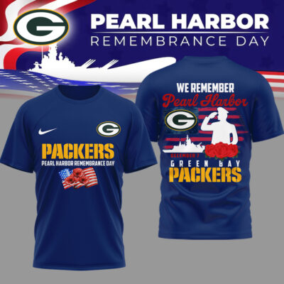 Green Bay Packers | Premium NFL Pearl Habor Remembrance Day 3D Shirt