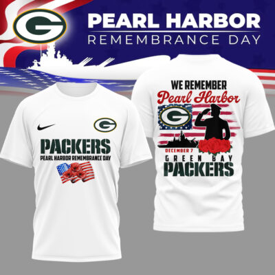 Green Bay Packers | Premium NFL Pearl Habor Remembrance Day 3D Shirt