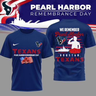Houston Texans | Premium NFL Pearl Habor Remembrance Day 3D Shirt