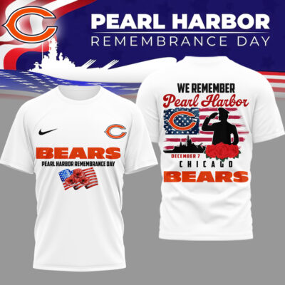 Chicago Bears | Premium NFL Pearl Habor Remembrance Day 3D Shirt