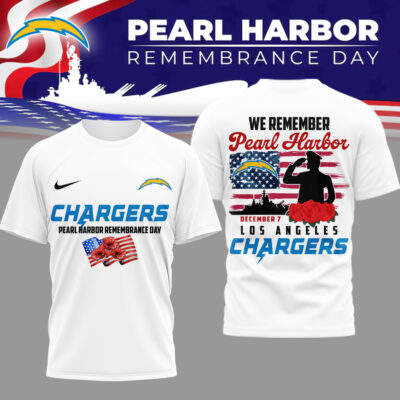 Los Angeles Chargers | Premium NFL Pearl Habor Remembrance Day 3D Shirt