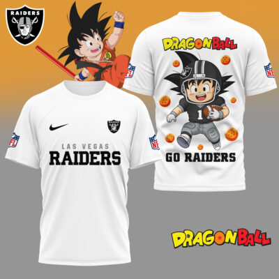 Las Vegas Raiders | Premium NFL Son Goku 3D Shirt
