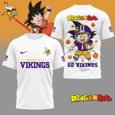 Minnesota Vikings | Premium NFL Son Goku 3D Shirt