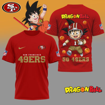 San Francisco 49ers | Premium NFL Son Goku 3D Shirt - Red