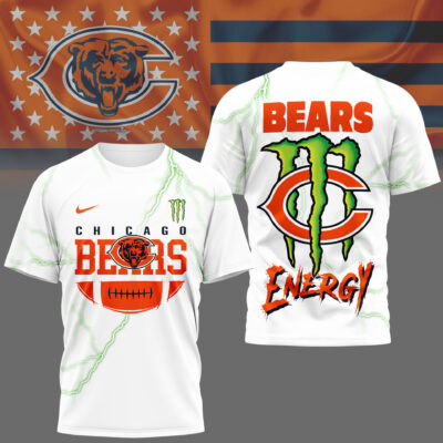 Chicago Bears | Premium NFL Monster Energy Graphic Shirt