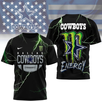 Dallas Cowboys | Premium NFL Monster Energy Graphic Shirt