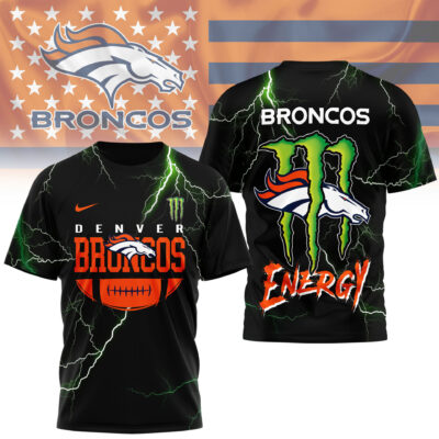 Denver Broncos | Premium NFL Monster Energy Graphic Shirt