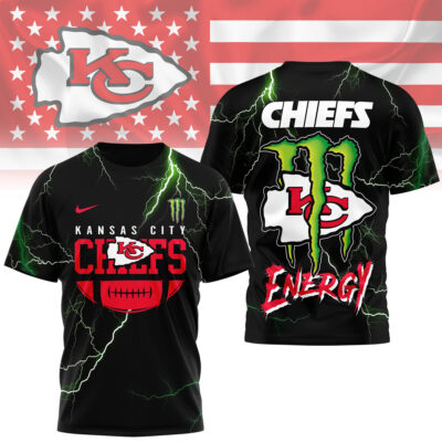 Kansas City Chiefs | Premium NFL Monster Energy Graphic Shirt