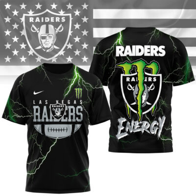 Las Vegas Raiders | Premium NFL Monster Energy Graphic Shirt