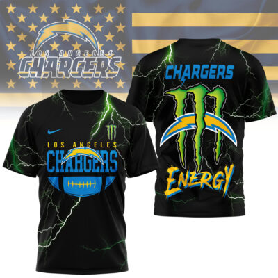Los Angeles Chargers | Premium NFL Monster Energy Graphic Shirt