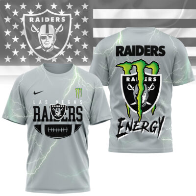 Las Vegas Raiders | Premium NFL Monster Energy Graphic Shirt