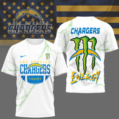Los Angeles Chargers | Premium NFL Monster Energy Graphic Shirt