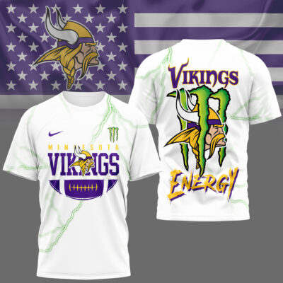 Minnesota Vikings | Premium NFL Monster Energy Graphic Shirt