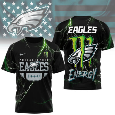 Philadelphia Eagles | Premium NFL Monster Energy Graphic Shirt