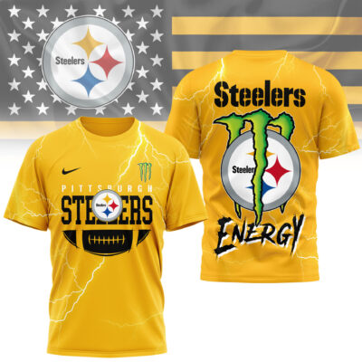Pittsburgh Steelers | Premium NFL Monster Energy Graphic Shirt