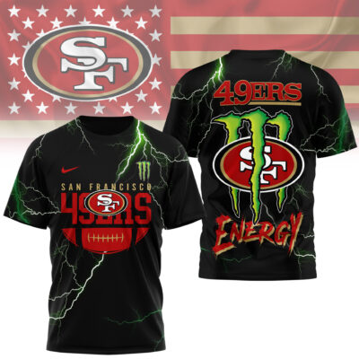 San Francisco 49ers | Premium NFL Monster Energy Graphic Shirt