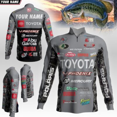 Toyota | Premium MLF Fishing Quarter Zip Long Sleeve Shirt - M
