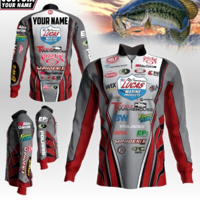 Lucas Marine Products | Premium MLF Fishing Quarter Zip Long Sleeve Shirt