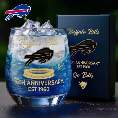 Buffalo Bills | Premium NFL Legacy Celebration Whiskey Glass